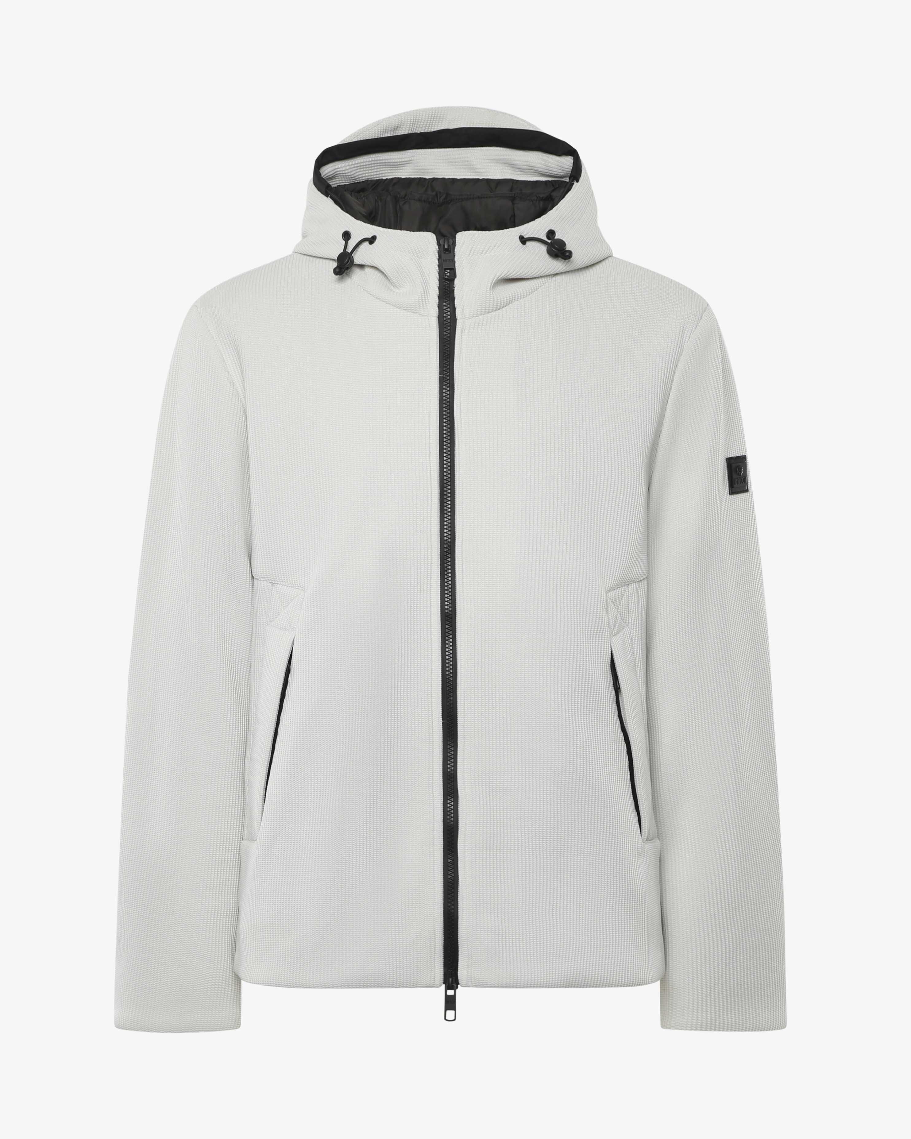 Giacca tecnica con zip e cappuccio