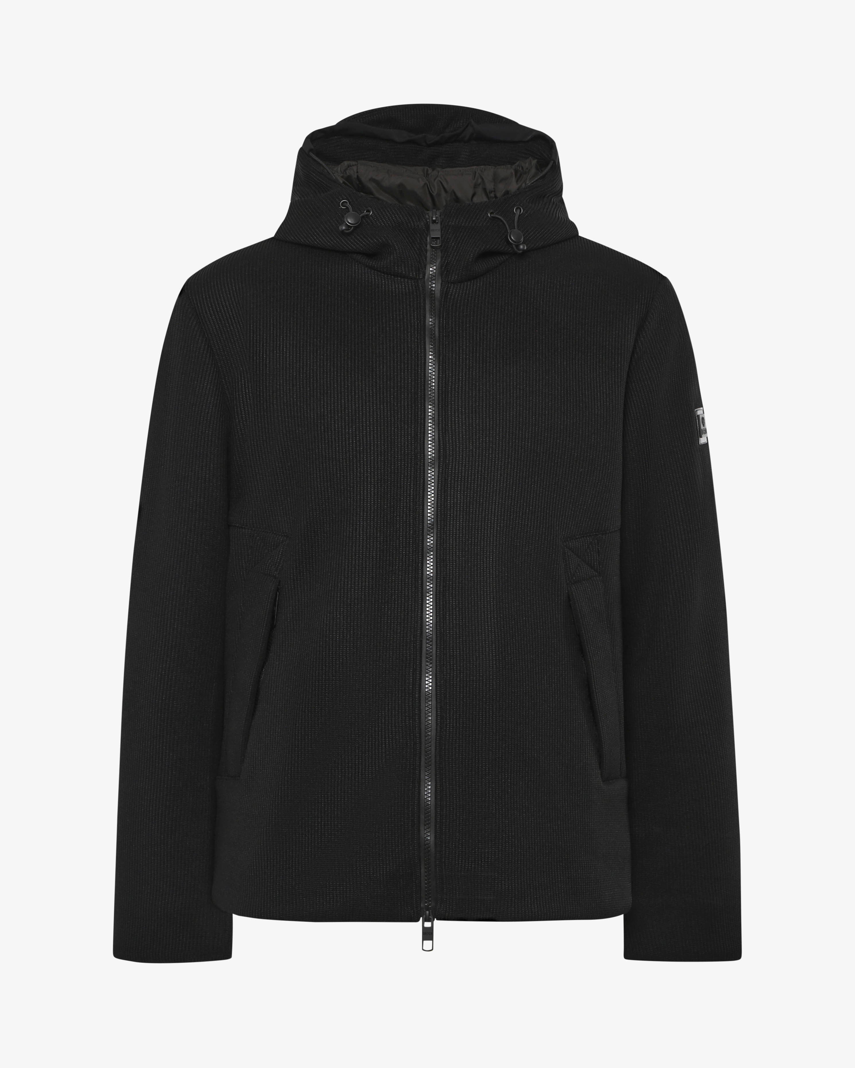 Giacca tecnica con zip e cappuccio
