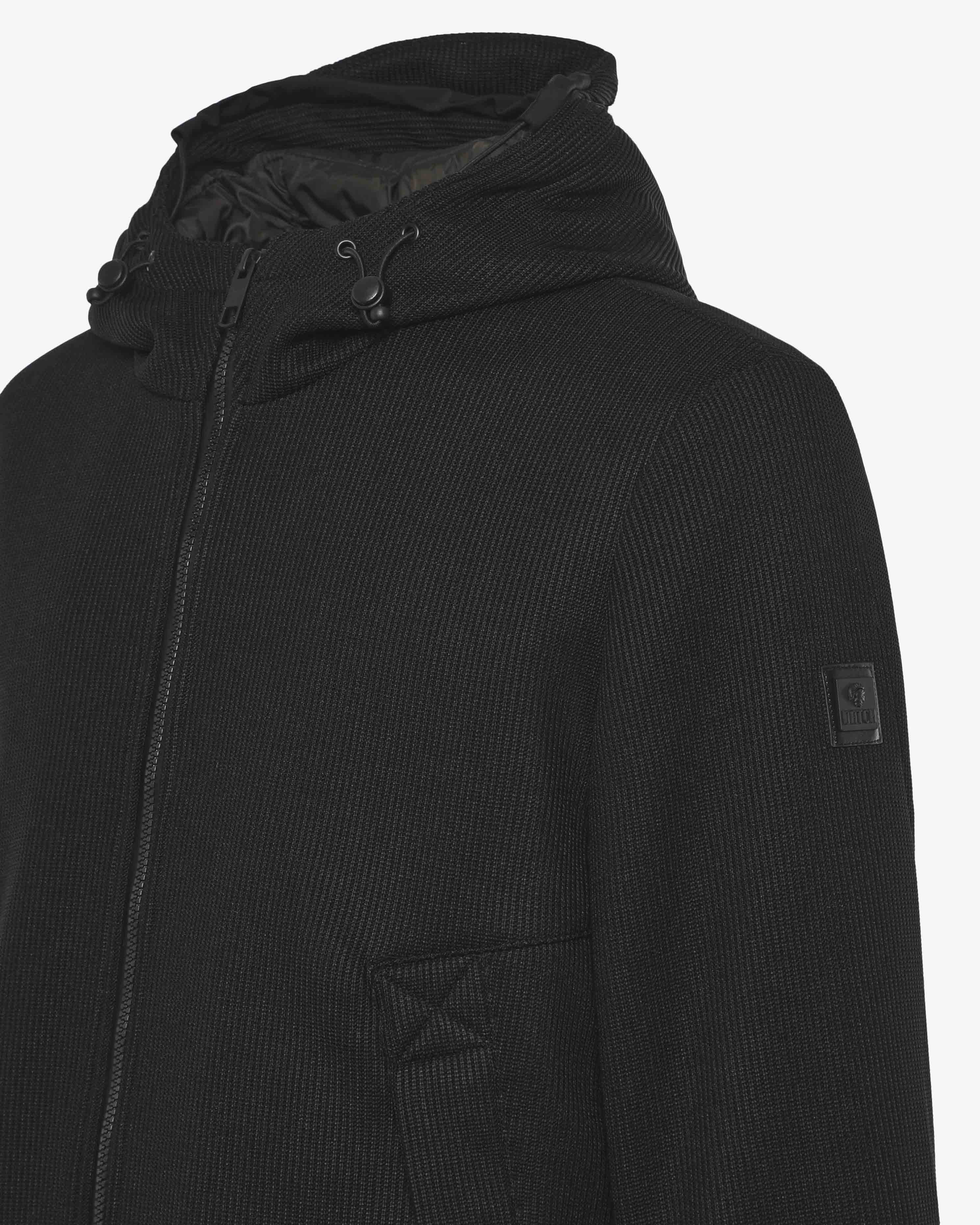 Giacca tecnica con zip e cappuccio