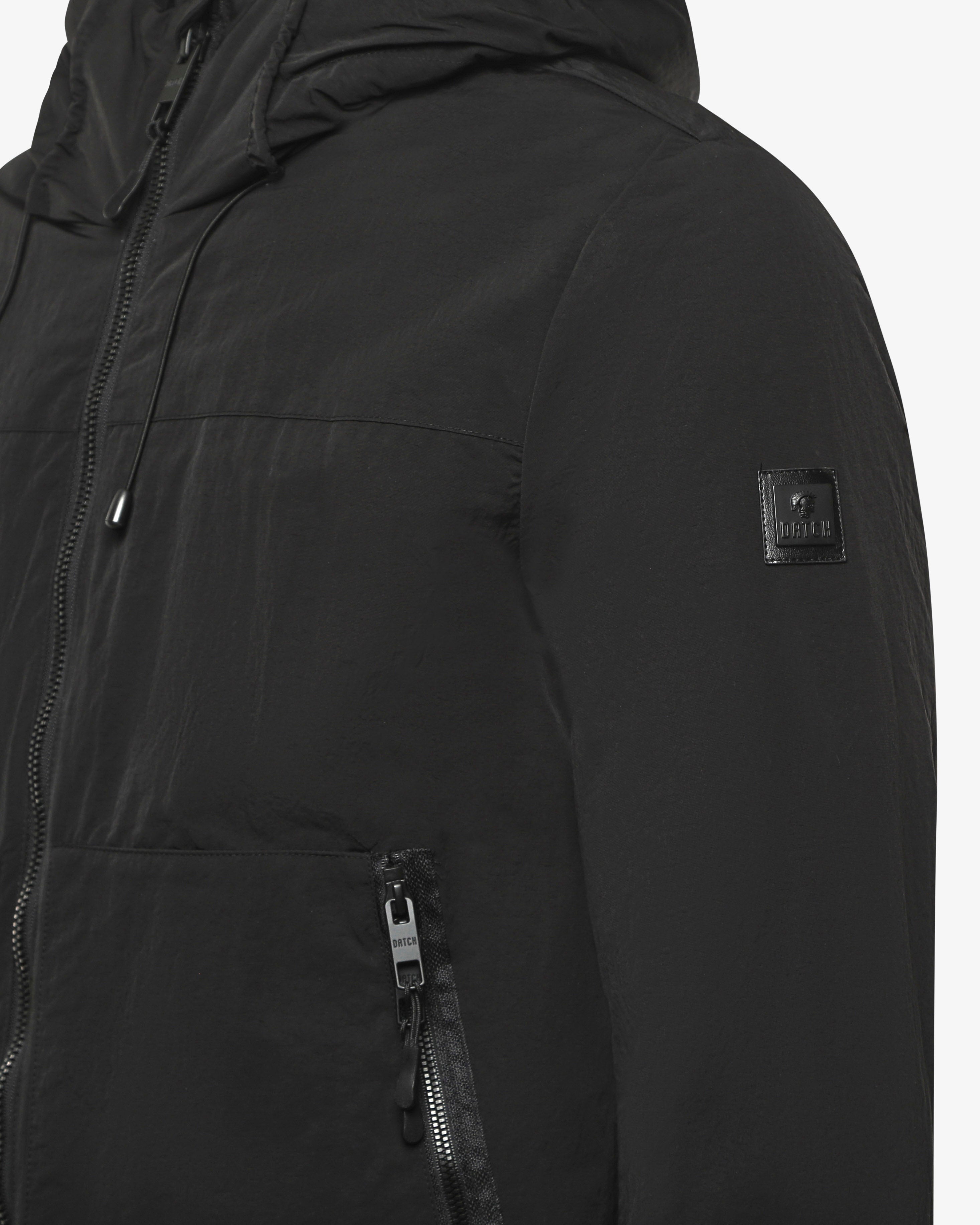 Giubbotto con zip e cappuccio