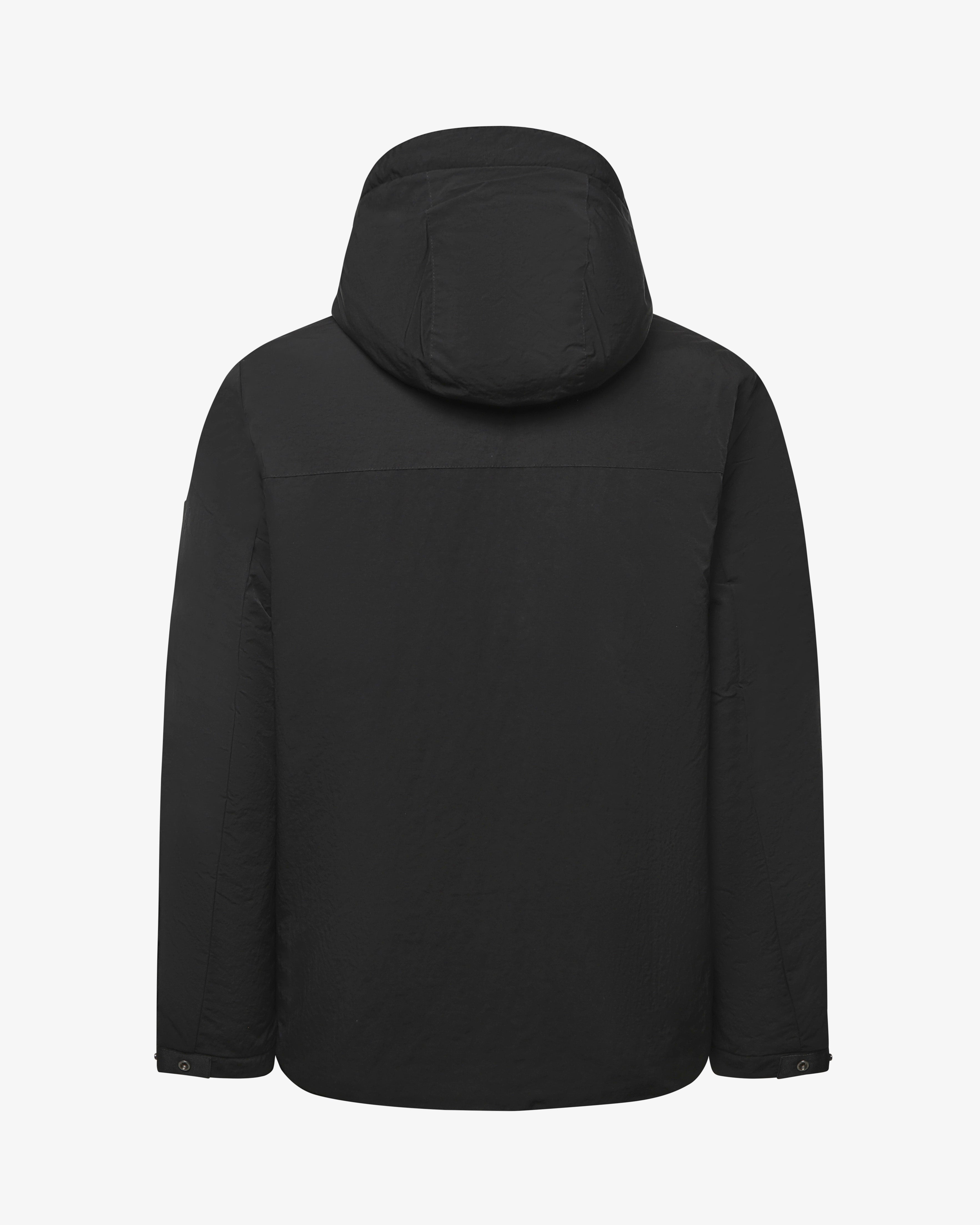 Giubbotto con zip e cappuccio