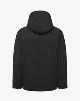 Giubbotto con zip e cappuccio