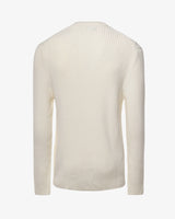 Maglia girocollo con motivo treccia