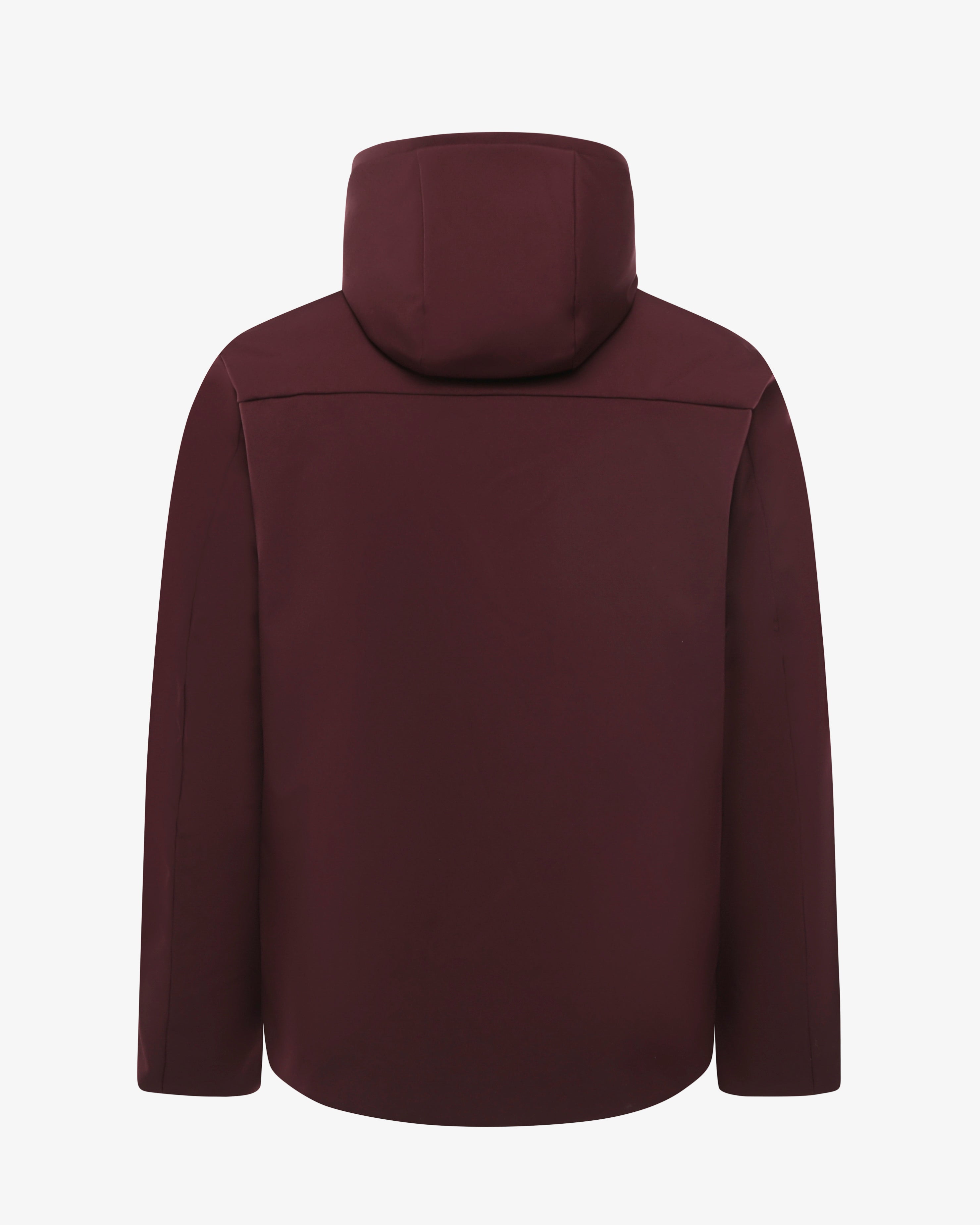 Giubbotto con cappuccio e micrologo laterale