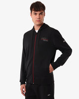 Felpa Zip Contrast
