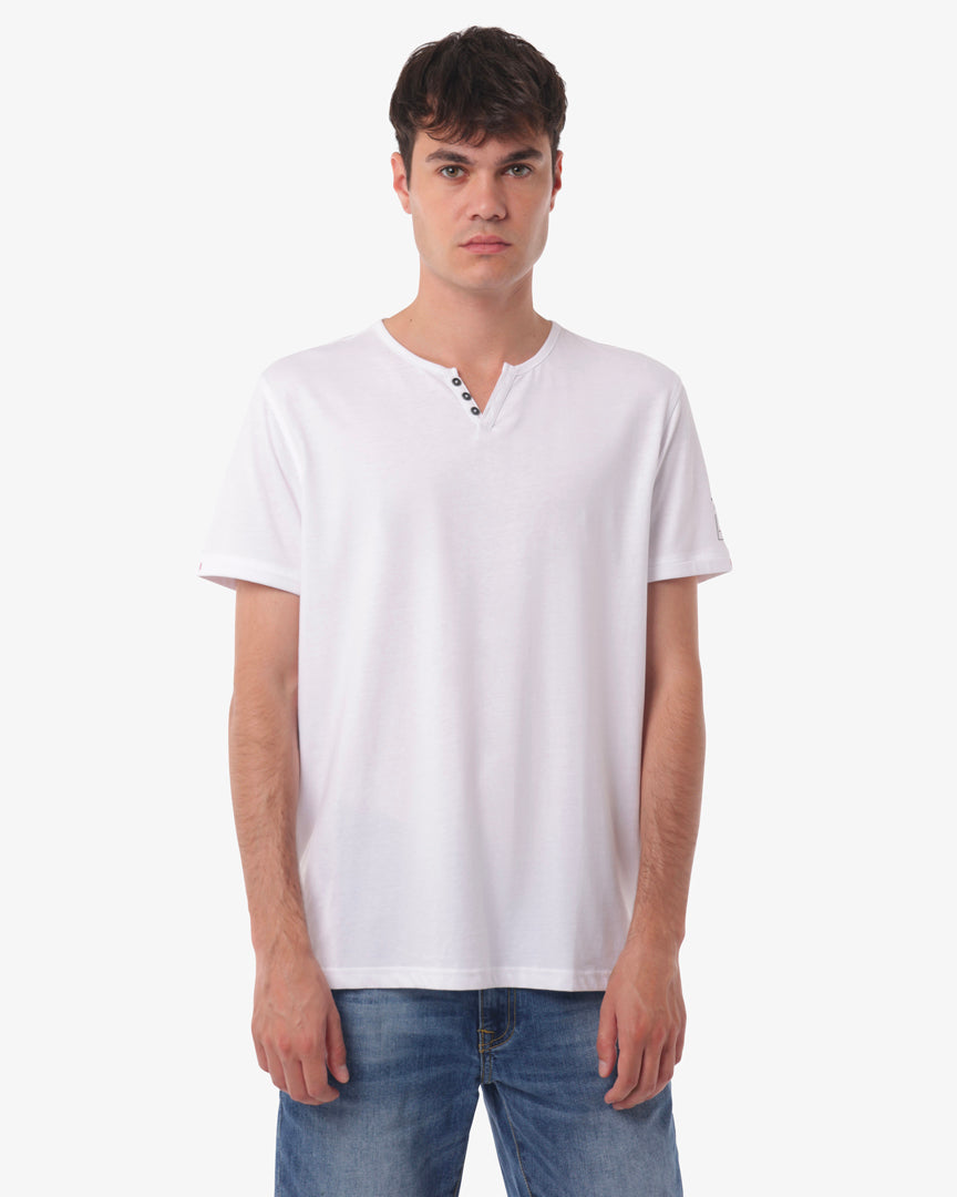 T-Shirt Serafino Print