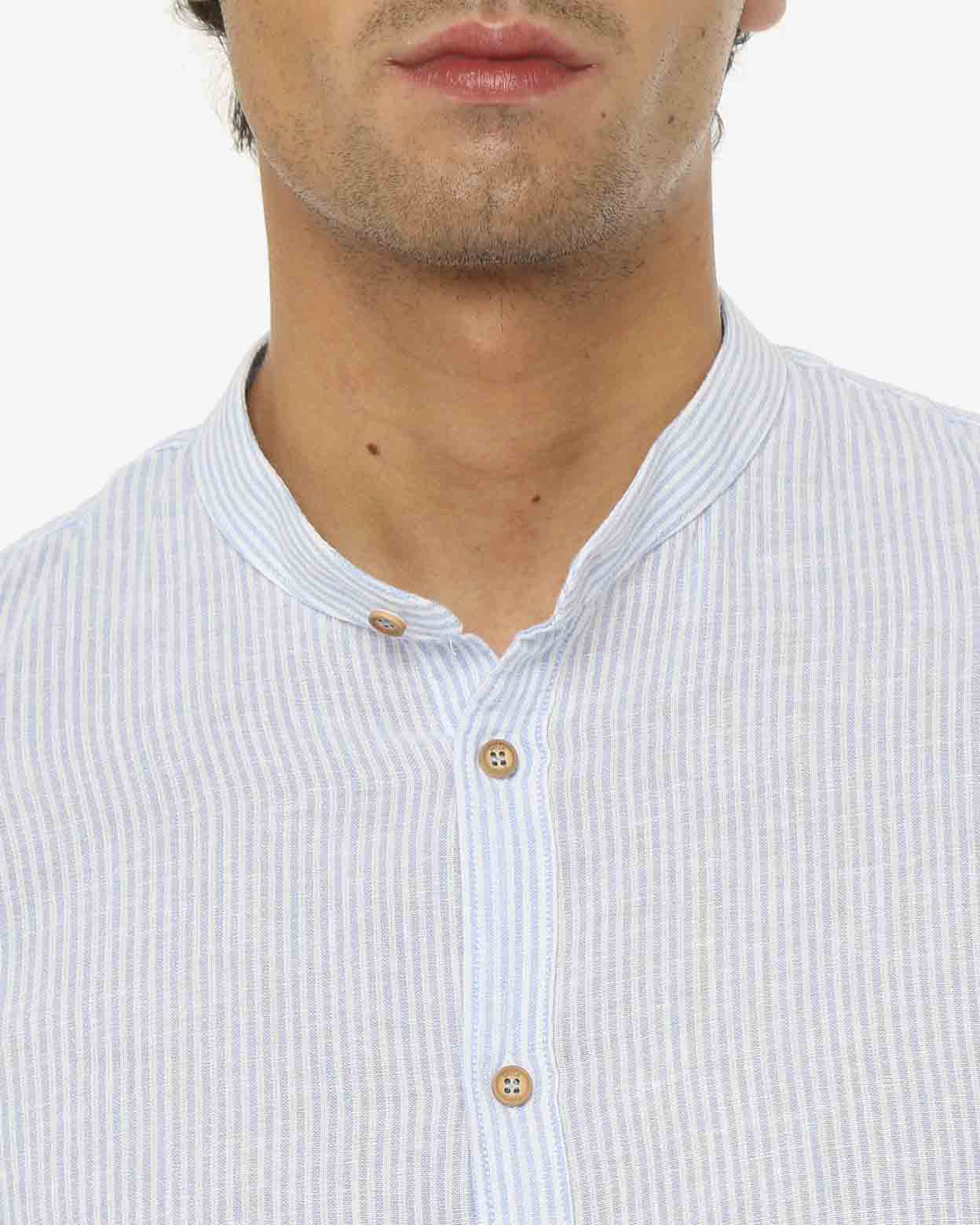 Camicia Lino e Cotone