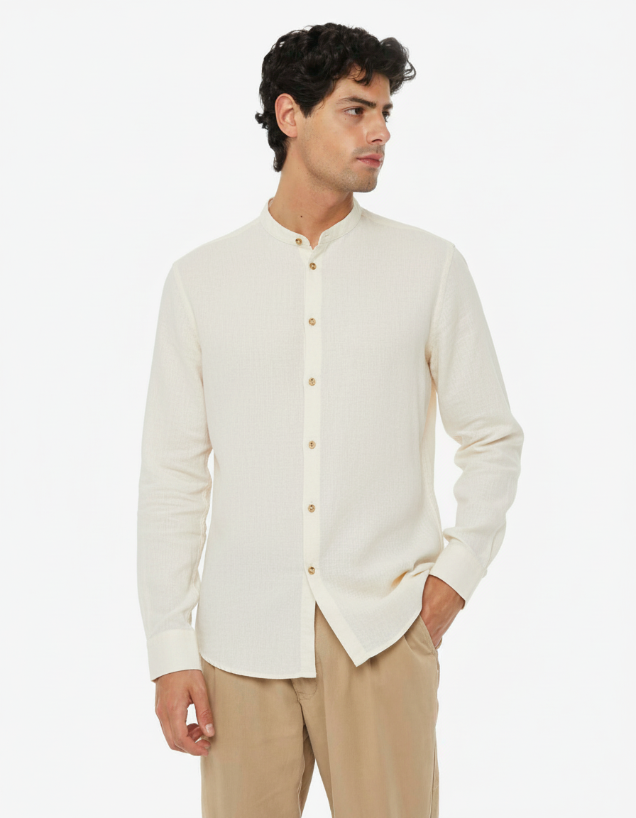 Camicia Lino e Cotone