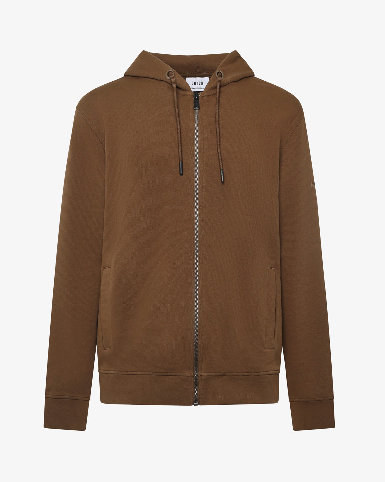 Felpa zip con cappuccio