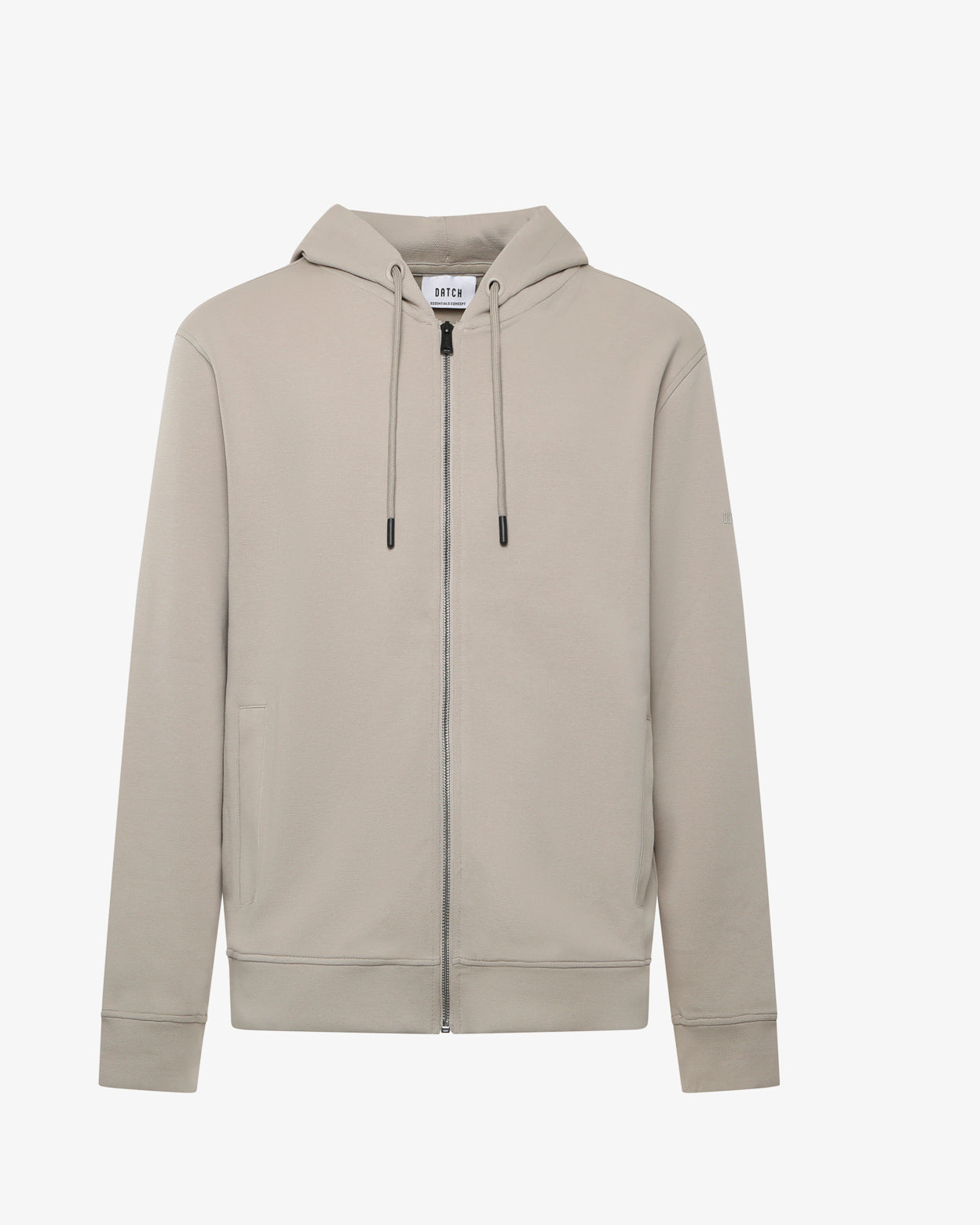 Felpa zip con cappuccio