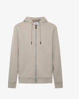Felpa zip con cappuccio