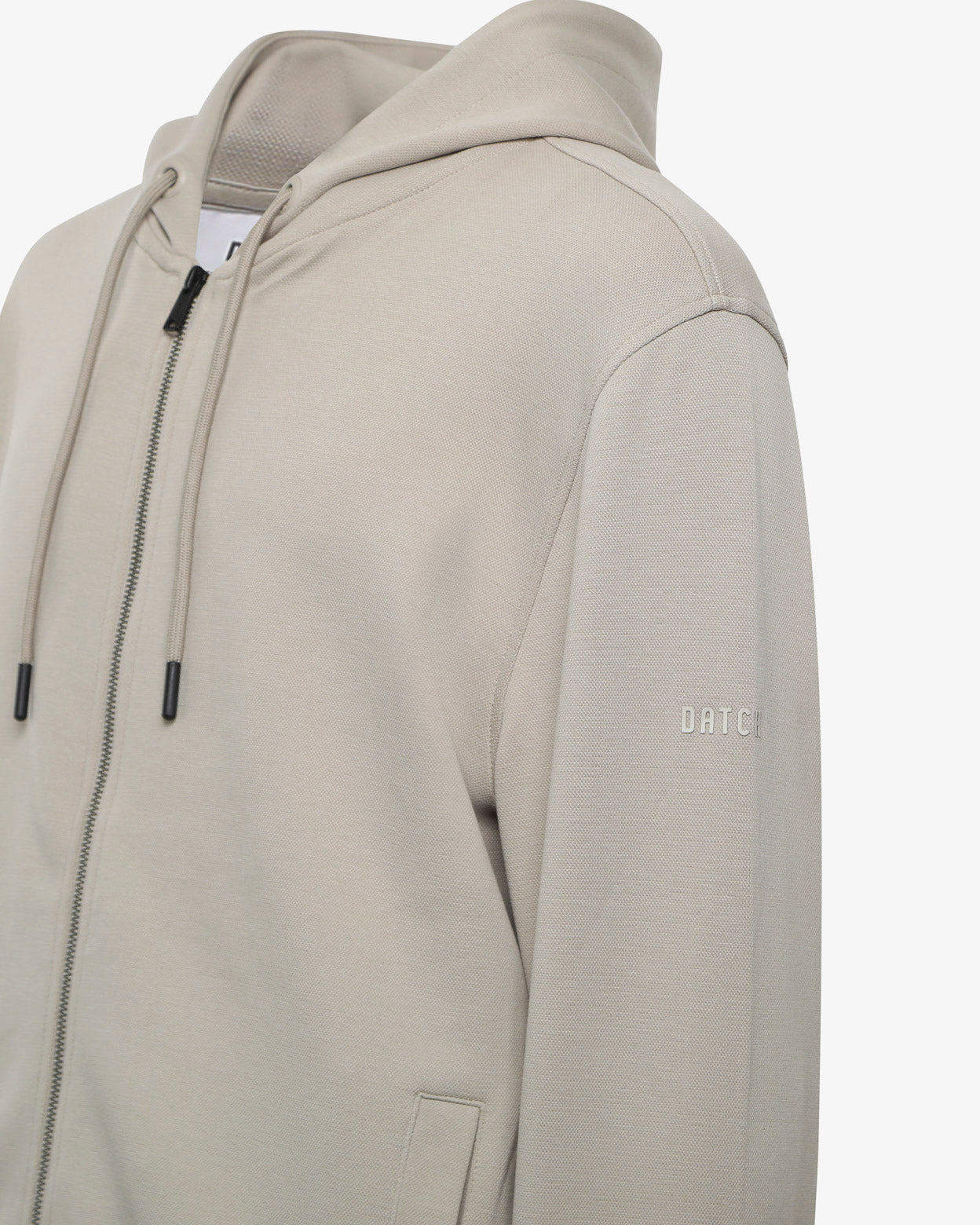 Felpa zip con cappuccio