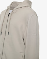 Felpa zip con cappuccio