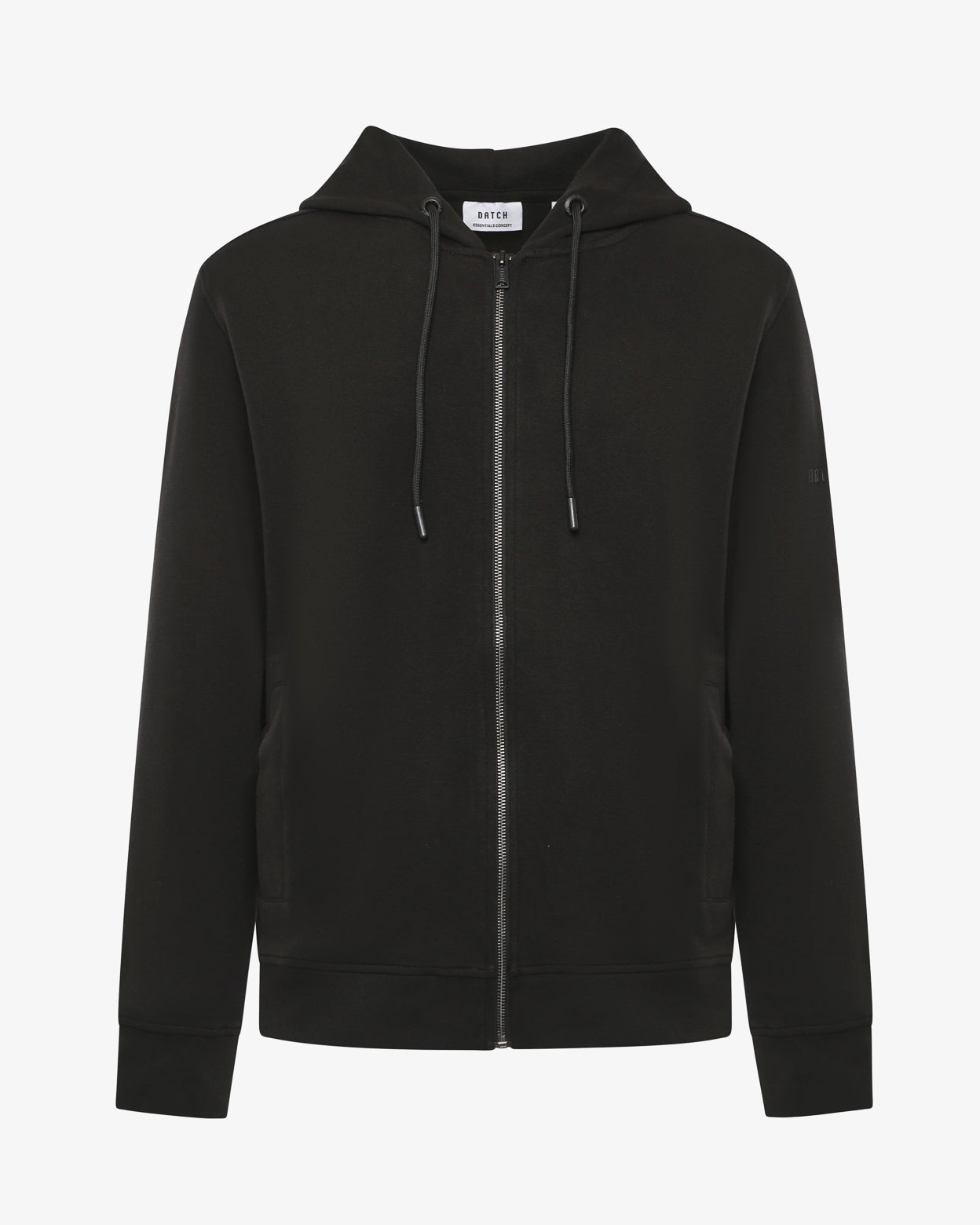 Felpa zip con cappuccio