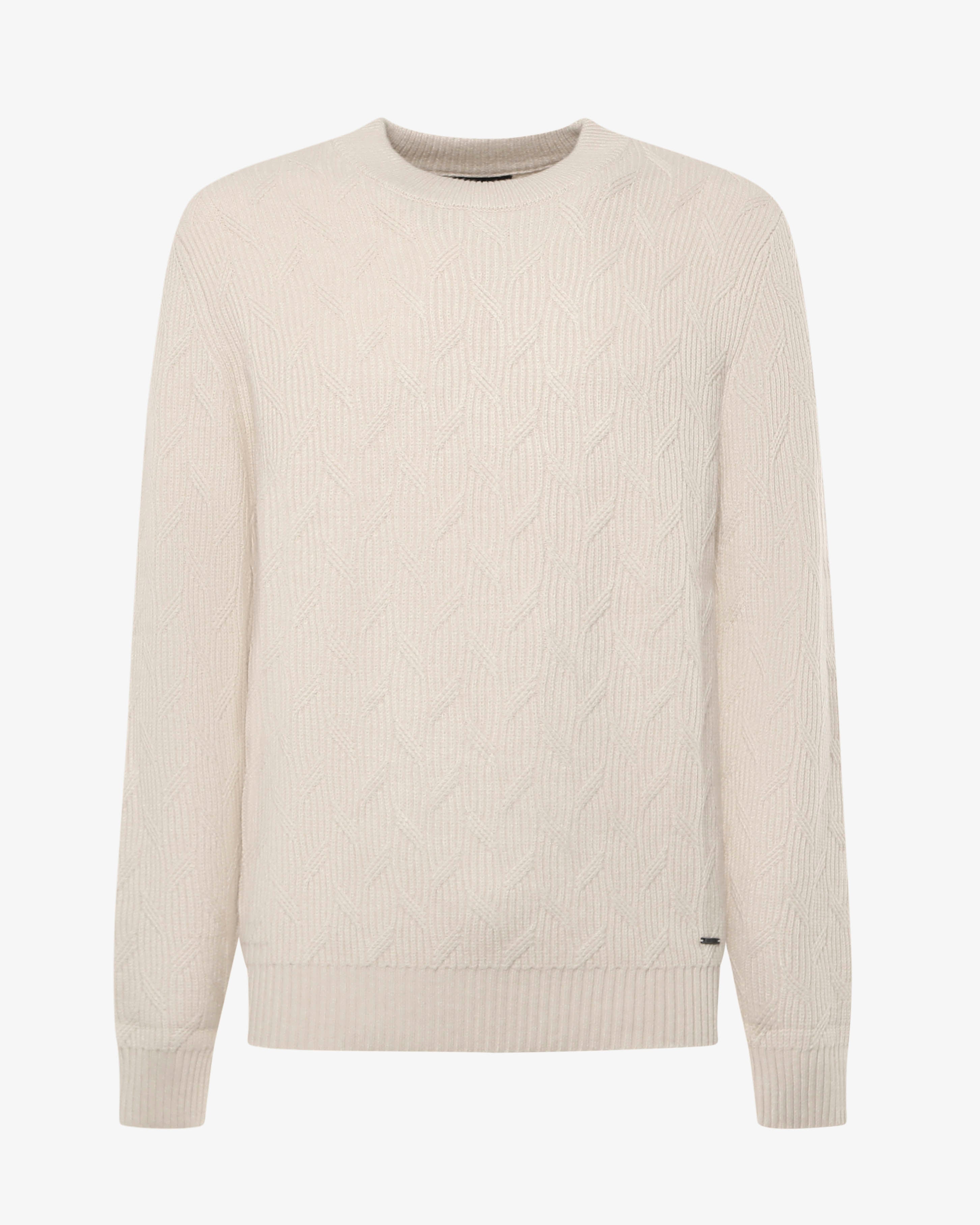 Maglia girocollo braids