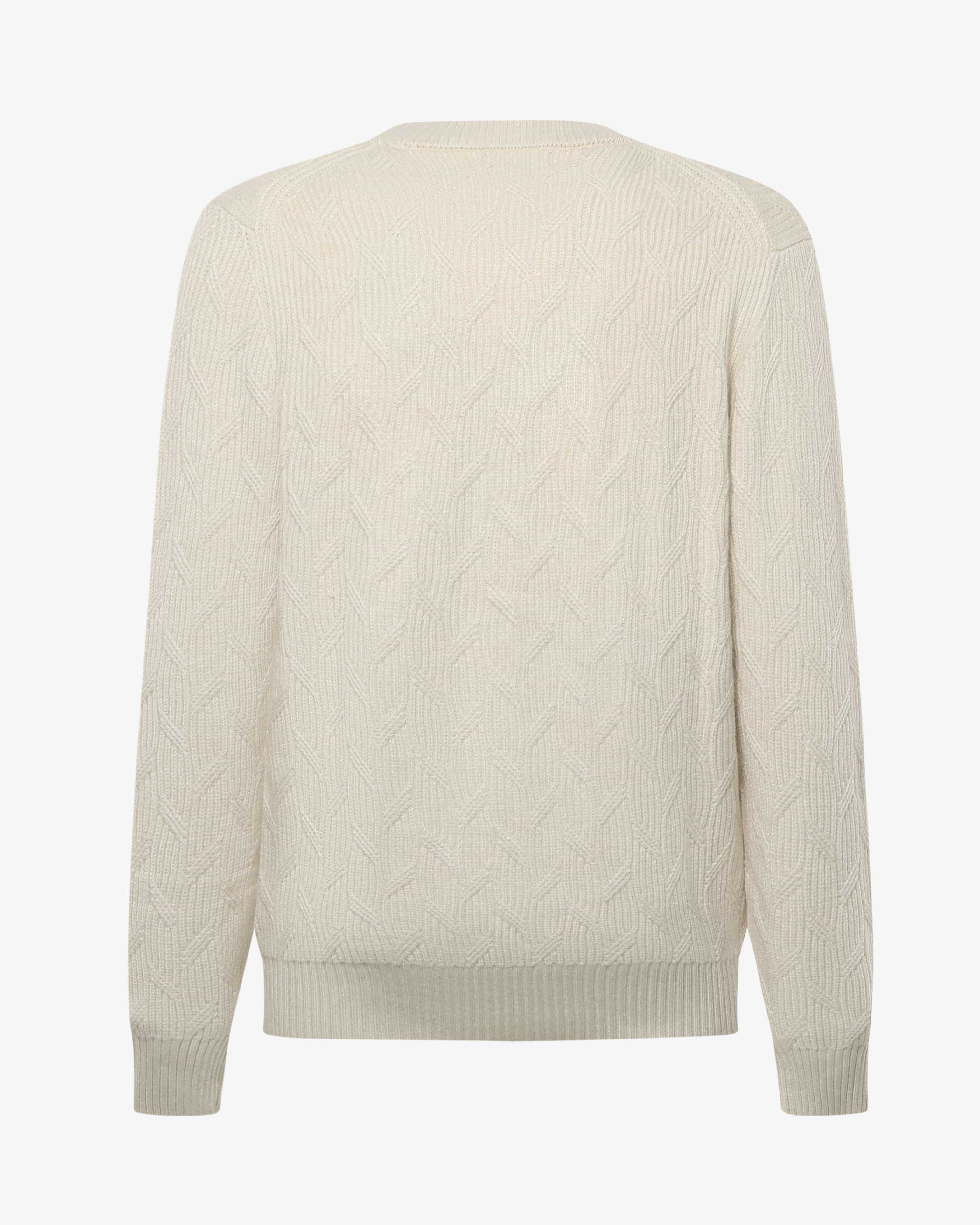 Maglia girocollo braids