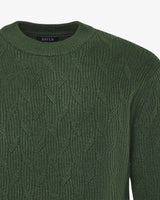 Maglia girocollo braids