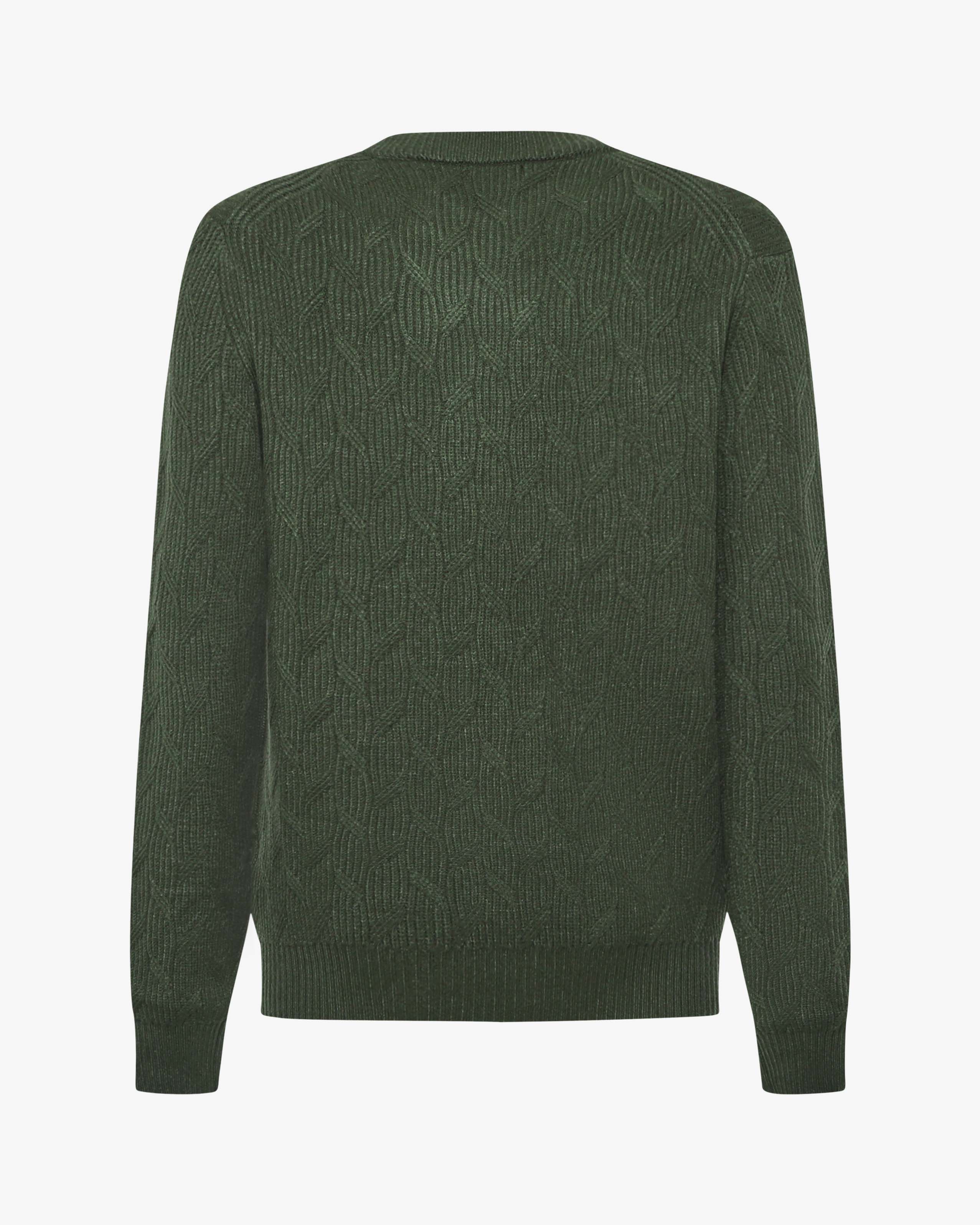 Maglia girocollo braids