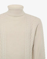 Maglia braids collo alto