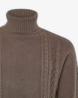 Maglia braids collo alto