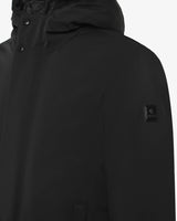 Giubbotto con cappuccio soft shell