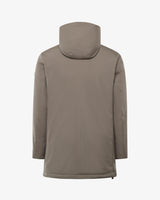 Giubbotto con cappuccio soft shell