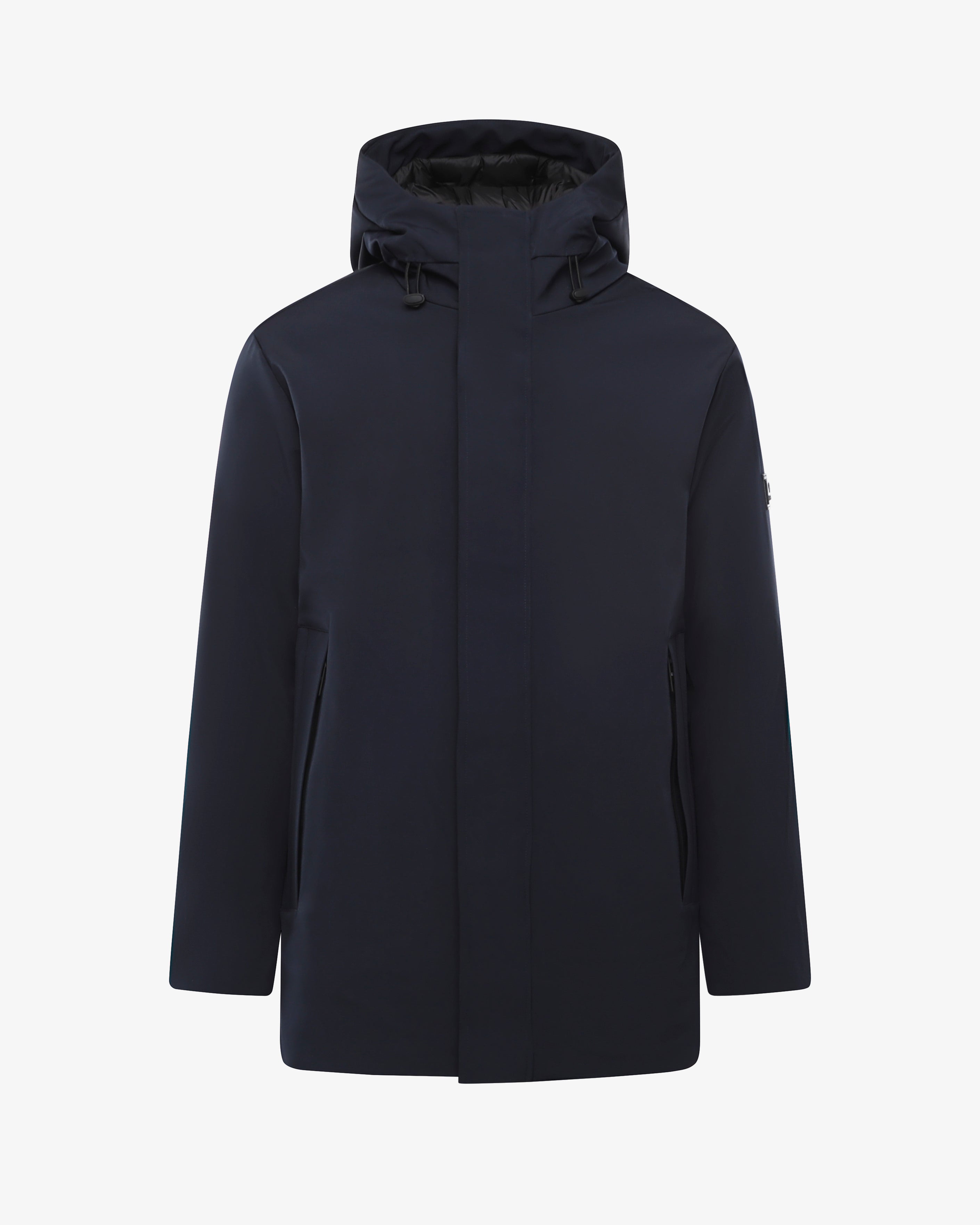 Giubbotto lungo con cappuccio