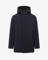 Giubbotto lungo con cappuccio