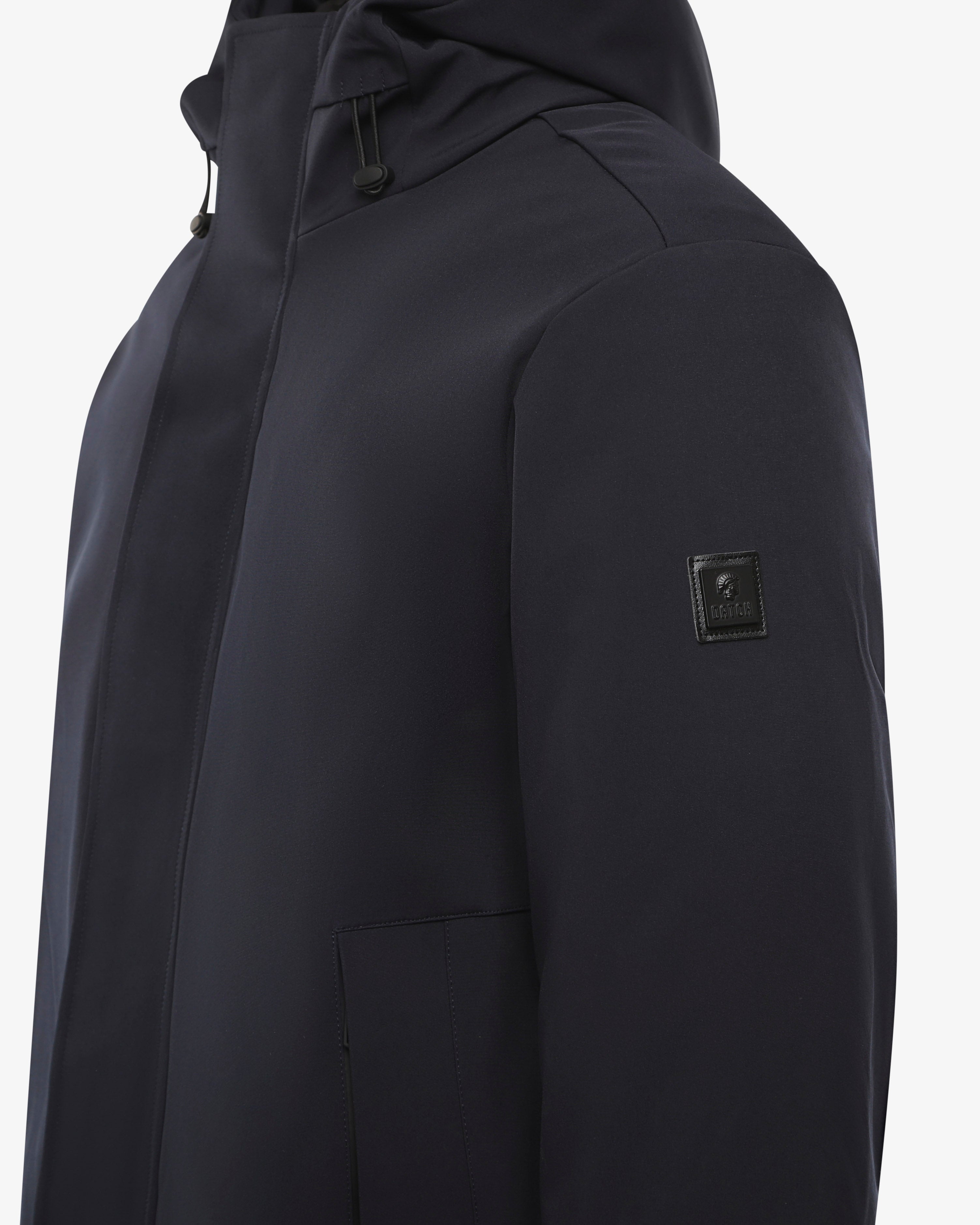 Giubbotto lungo con cappuccio