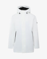 Giubbotto lungo con cappuccio