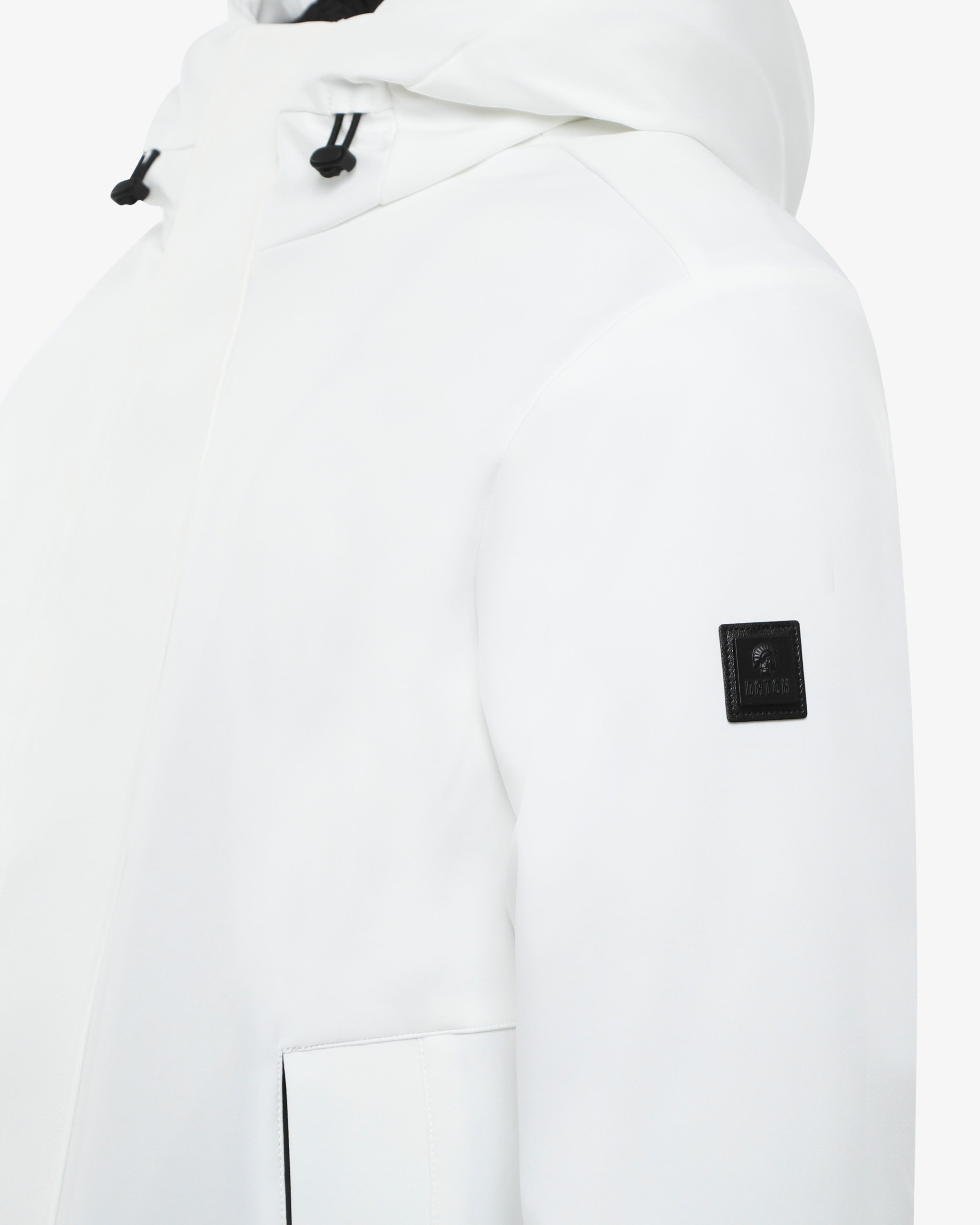 Giubbotto lungo con cappuccio