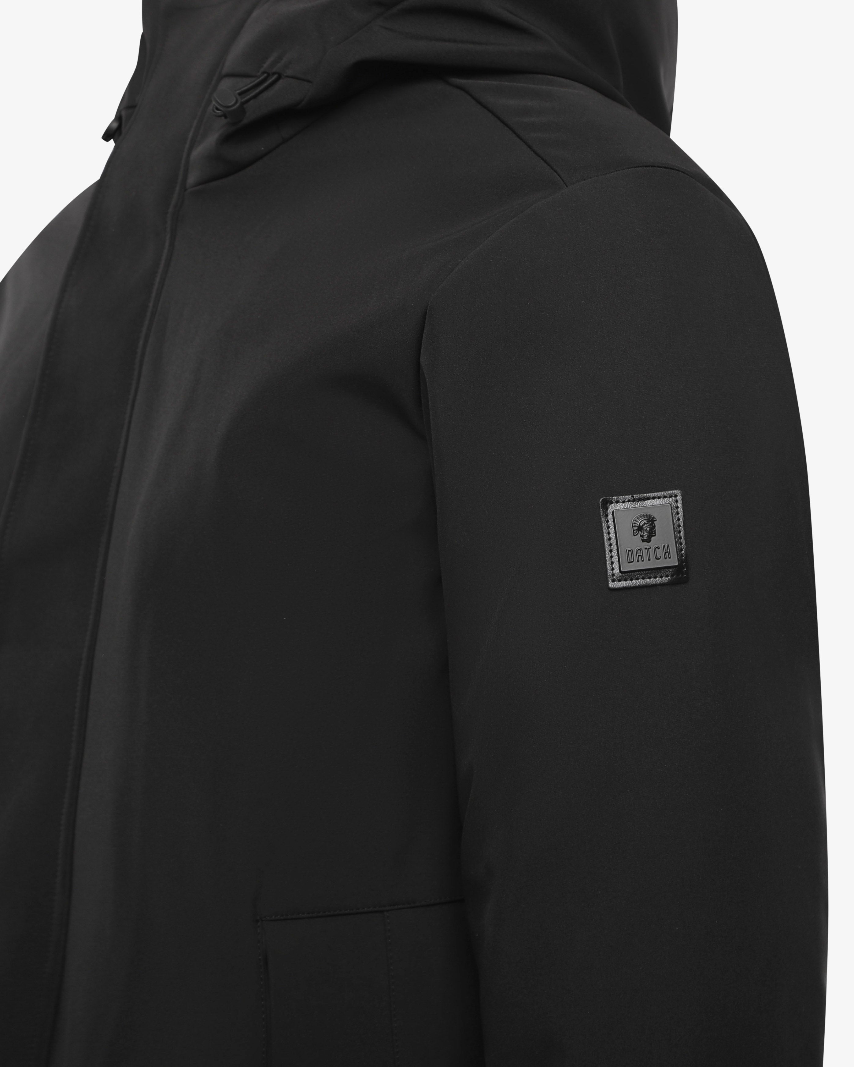 Giubbotto lungo con cappuccio