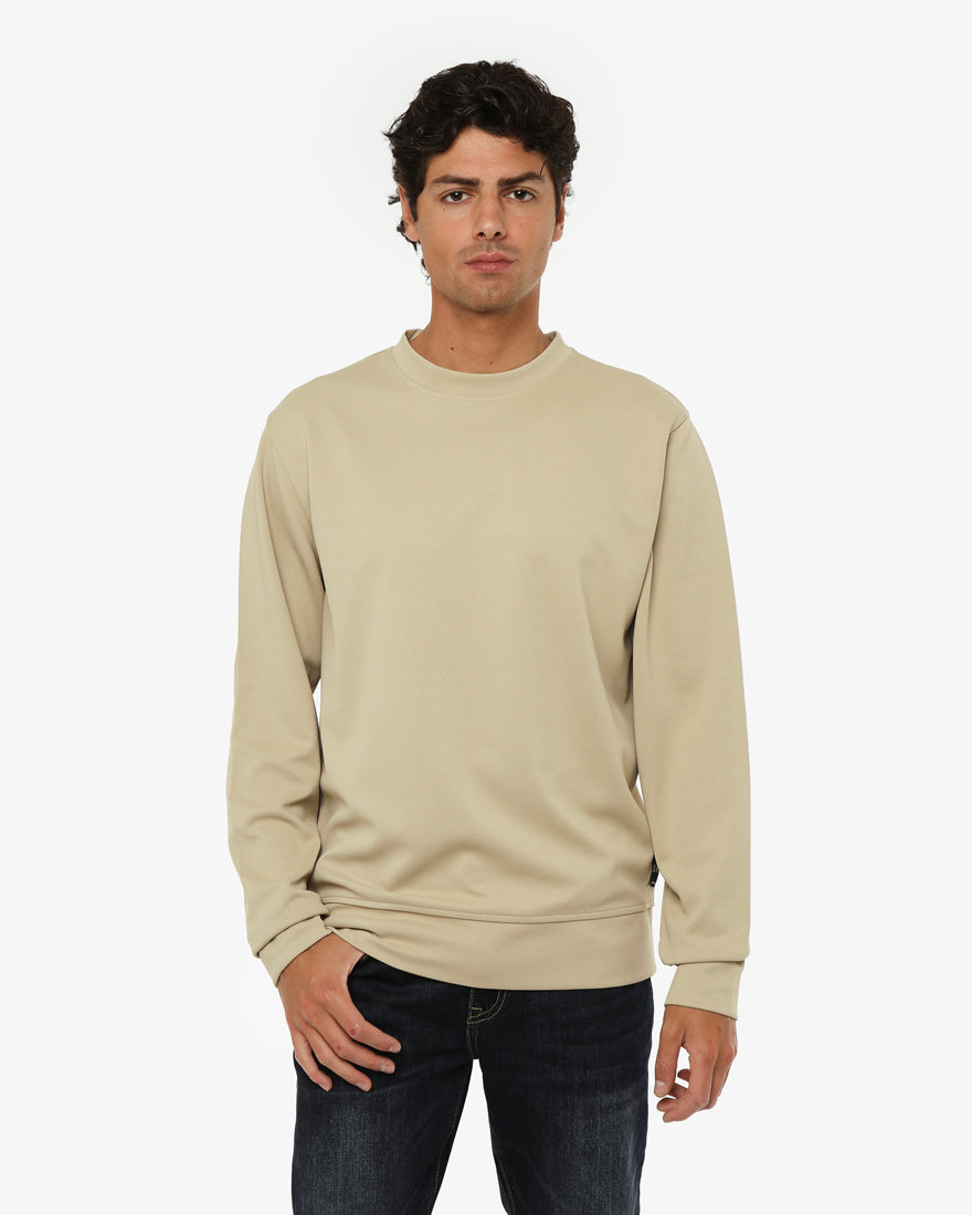 Felpa girocollo, manica lunga