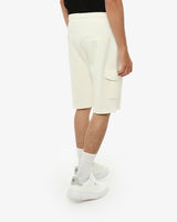 Bermuda in felpa con tasca laterale