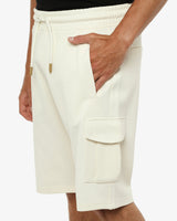 Bermuda in felpa con tasca laterale