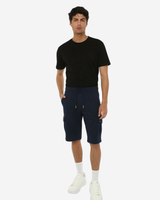 Bermuda in felpa con tasca laterale