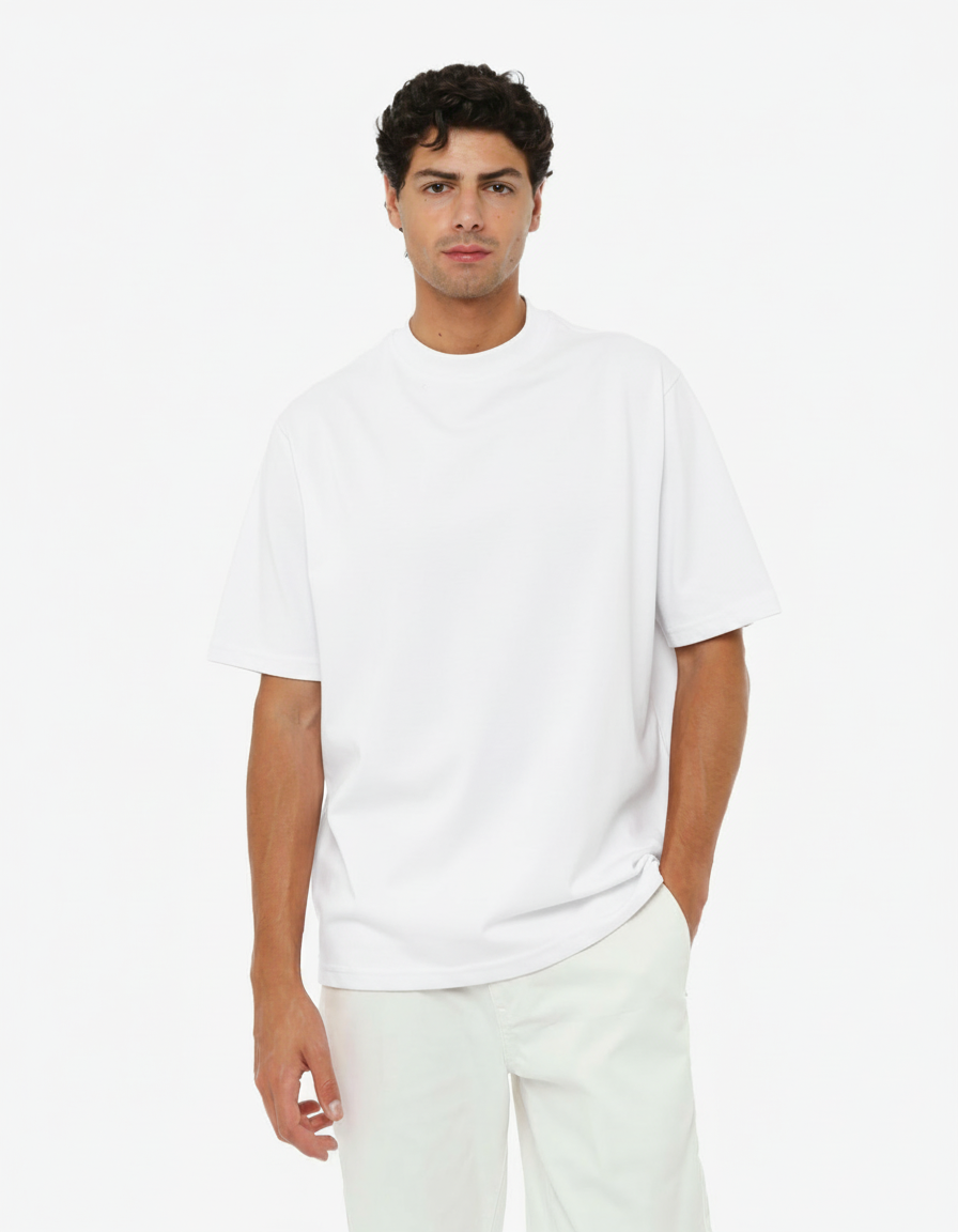 T-shirt cotone manica corta, relaxed fit