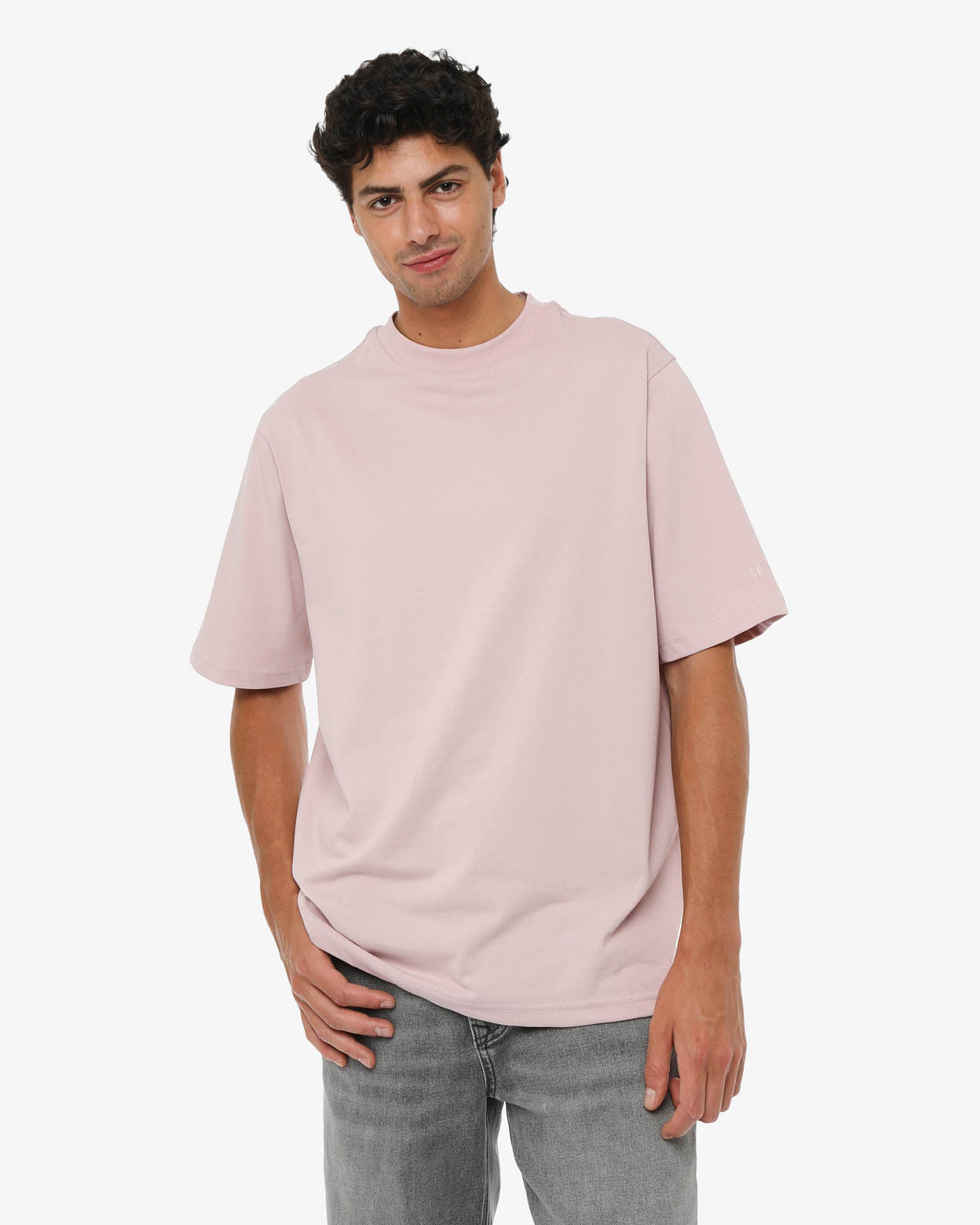 T-shirt cotone girocollo, manica corta, relaxed fit