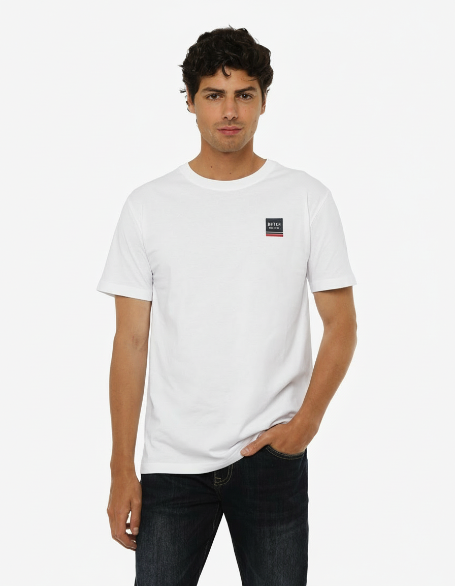 T-shirt cotone girocollo, manica corta