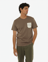 T-shirt cotone con taschino