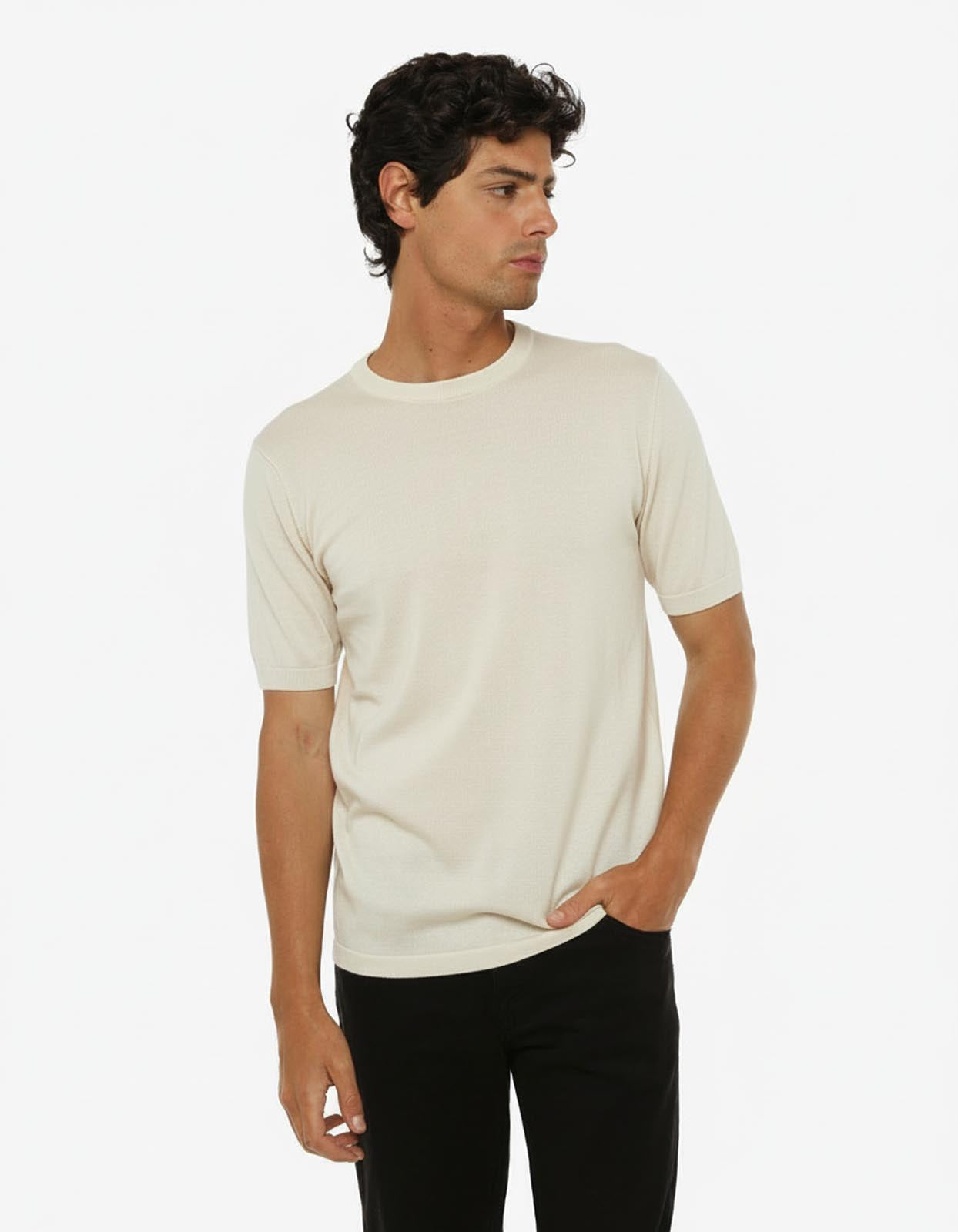 T-shirt in cotone manica corta