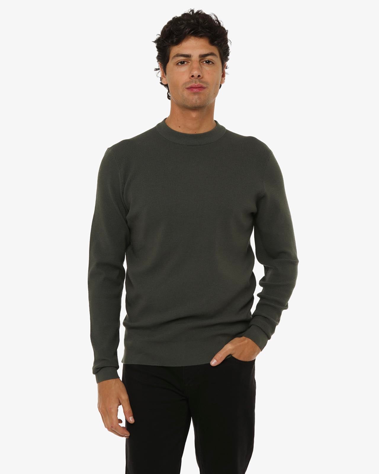 Maglia girocollo, manica lunga