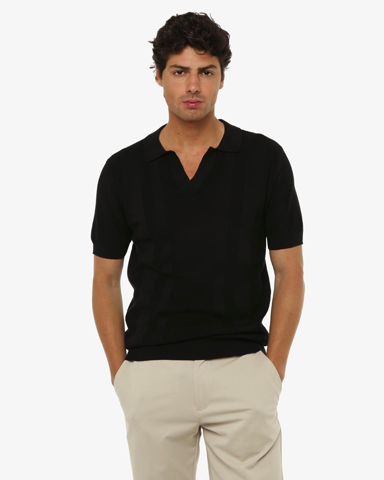 Polo manica corta in cotone