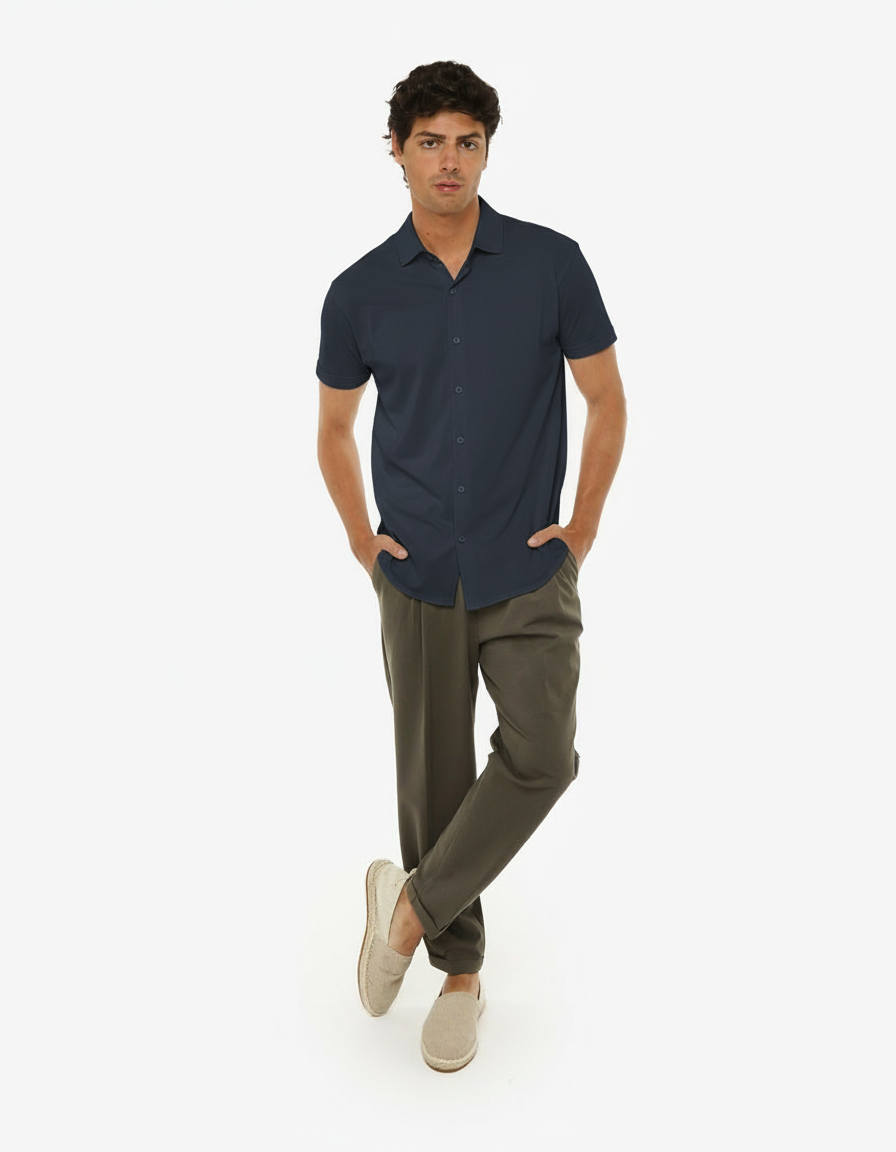 Polo camicia mezze maniche
