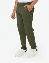 Pantaloni cargo in canvas