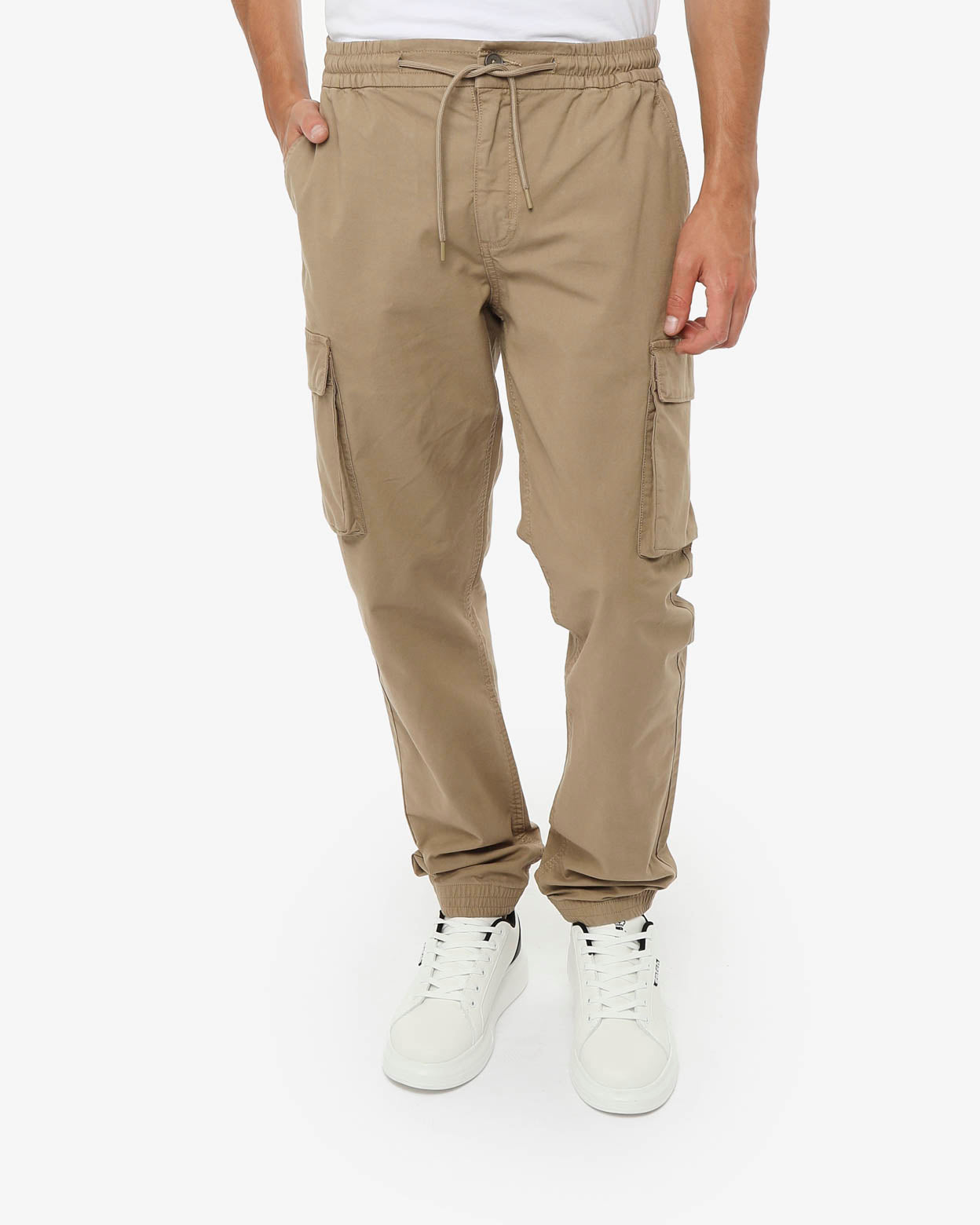 Pantaloni cargo in canvas