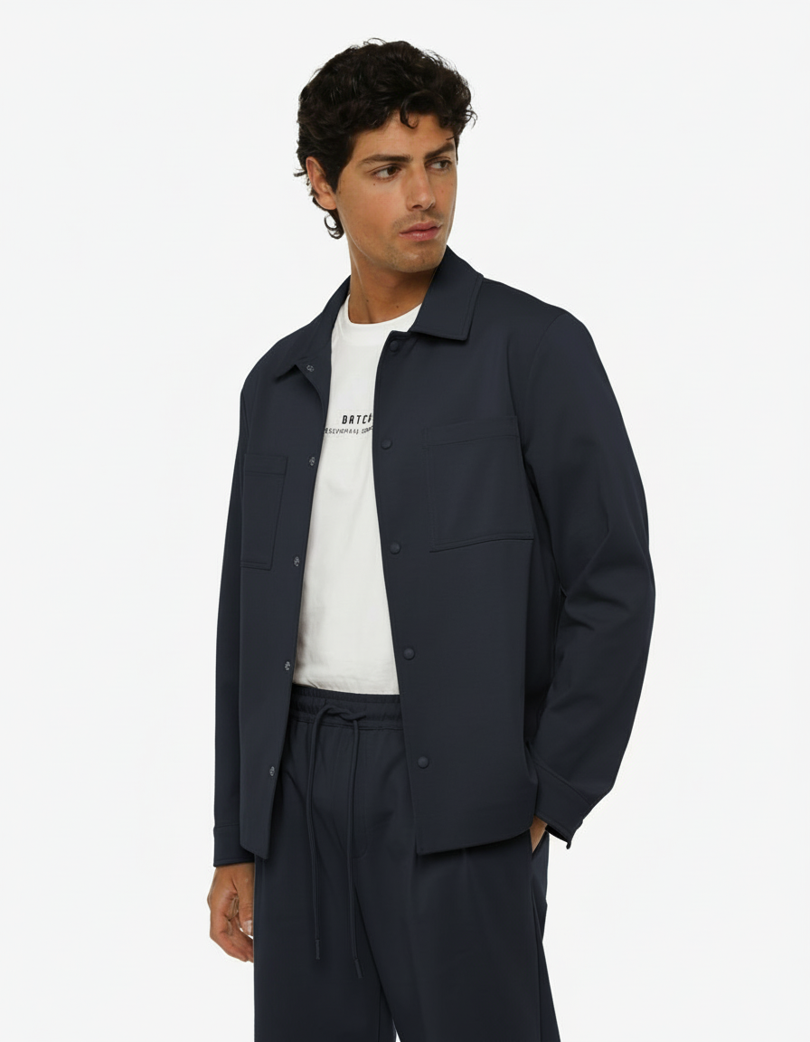 Over shirt in punto Milano