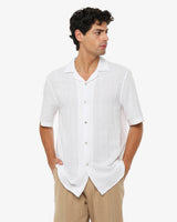 Camicia bowling con maniche corte