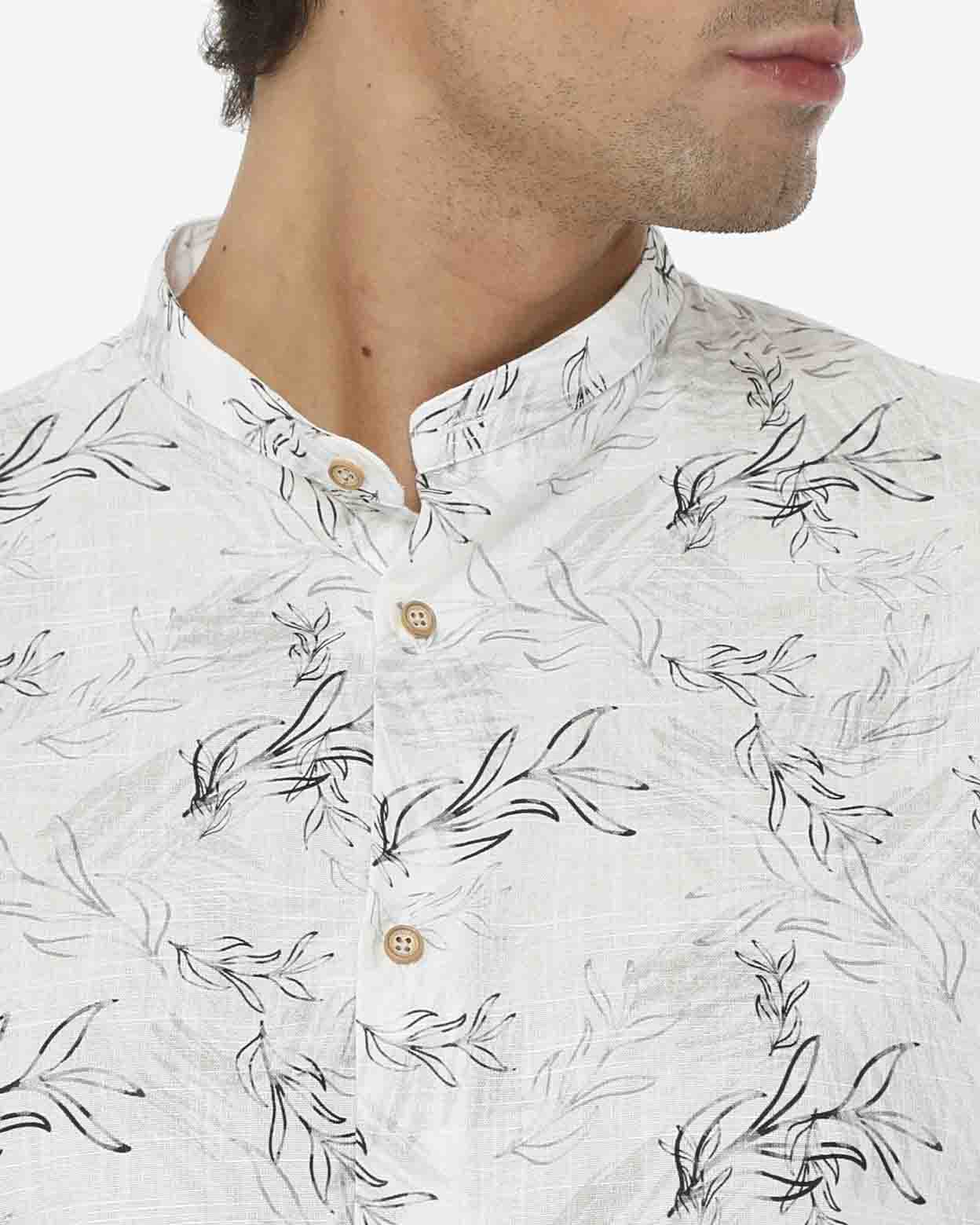 Camicia a fantasia manica lunga