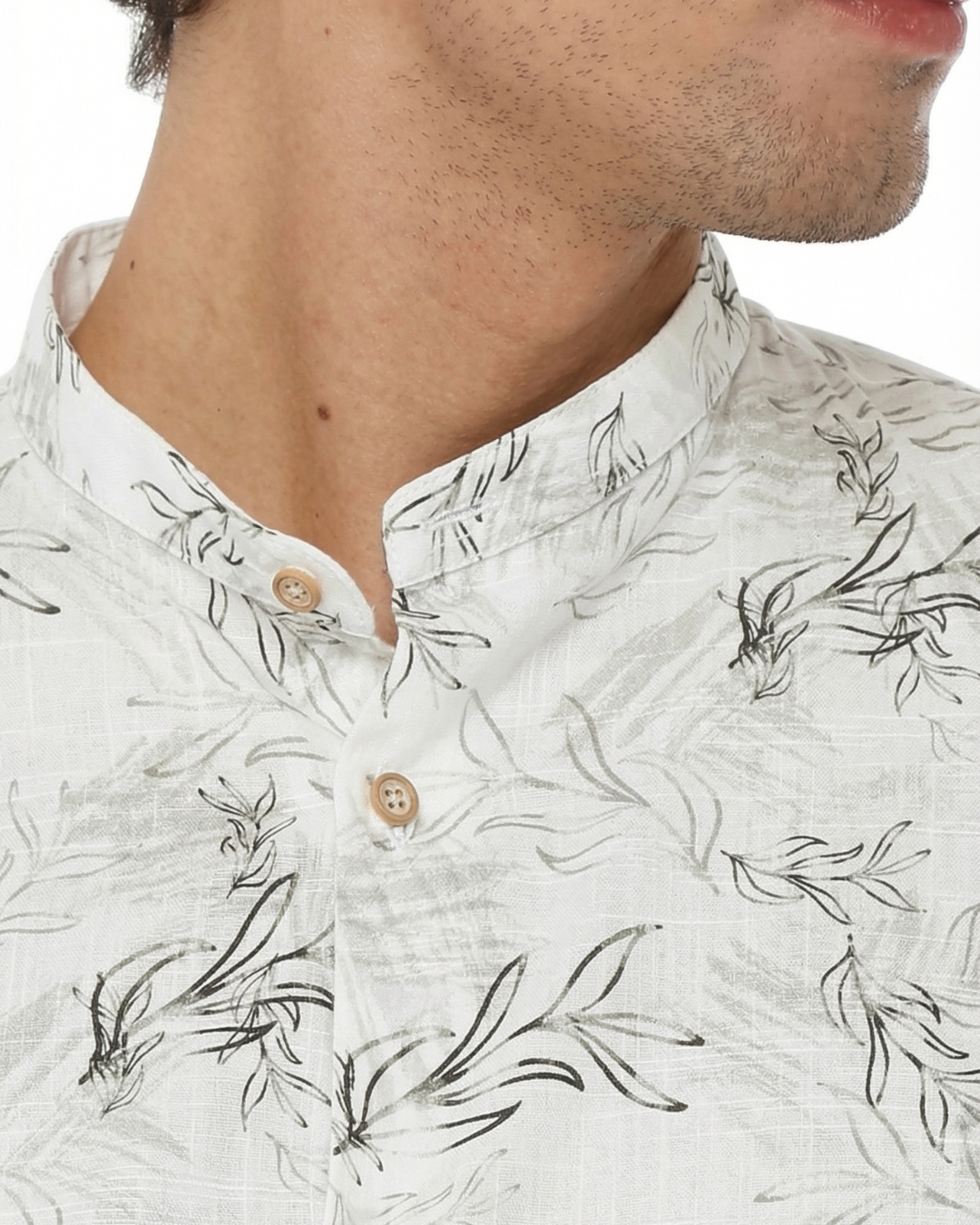 Camicia a fantasia manica lunga